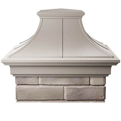 Колпак на столб забора MONBLAN PREMIUM Бежевый 1,5х1,5 кирпича 1