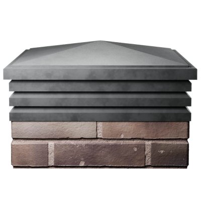 Колпак Бона Серый с посадкой 2х2 кирпича (513х513мм) фото 1