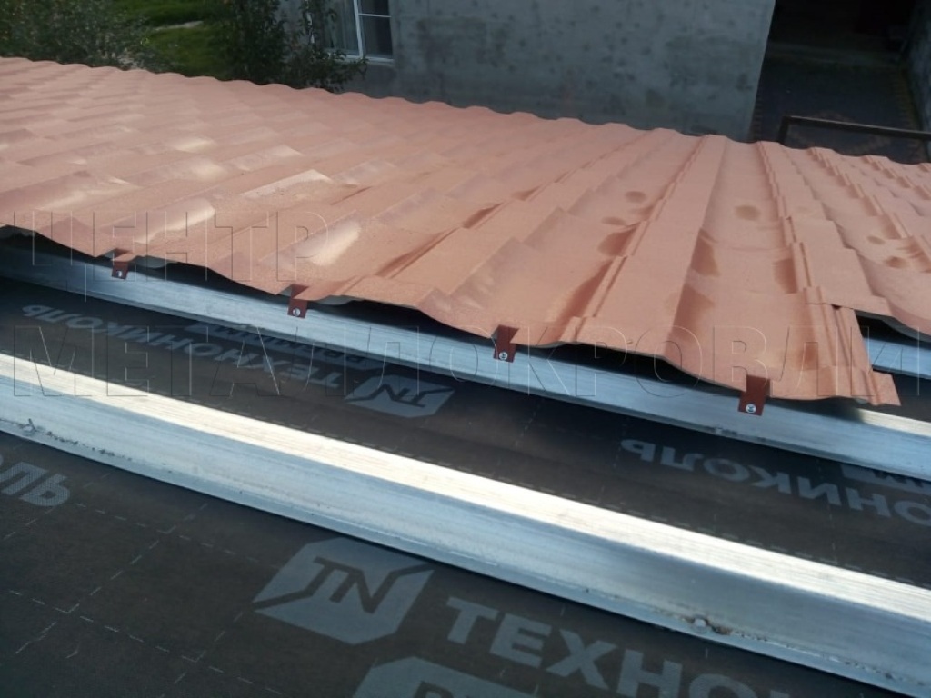 Металлочерепица Геркулес 8004 терракотовый Стальной Бархат от Центра Металлокровли в Белгороде