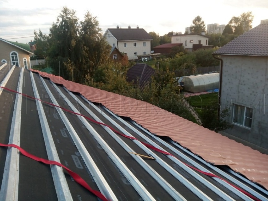 Металлочерепица Геркулес 8004 терракотовый Стальной Бархат от Центра Металлокровли в Белгороде