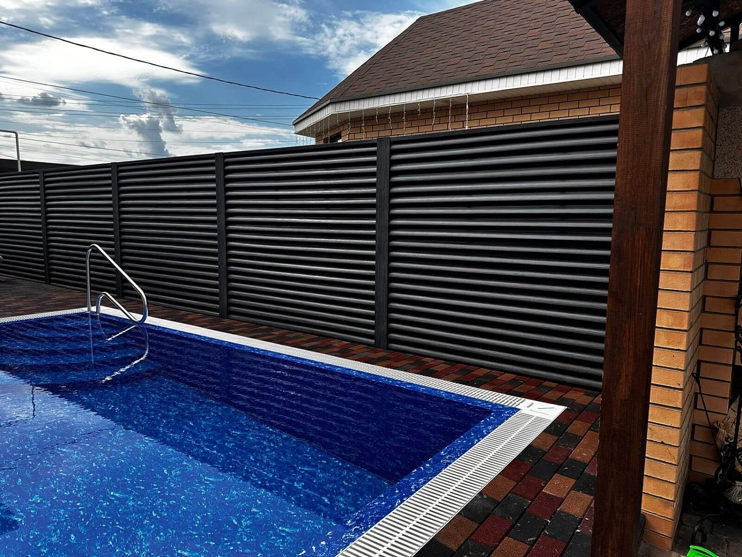 Ламели Еврожалюзи 48м Черное Дерево 3D Принтек